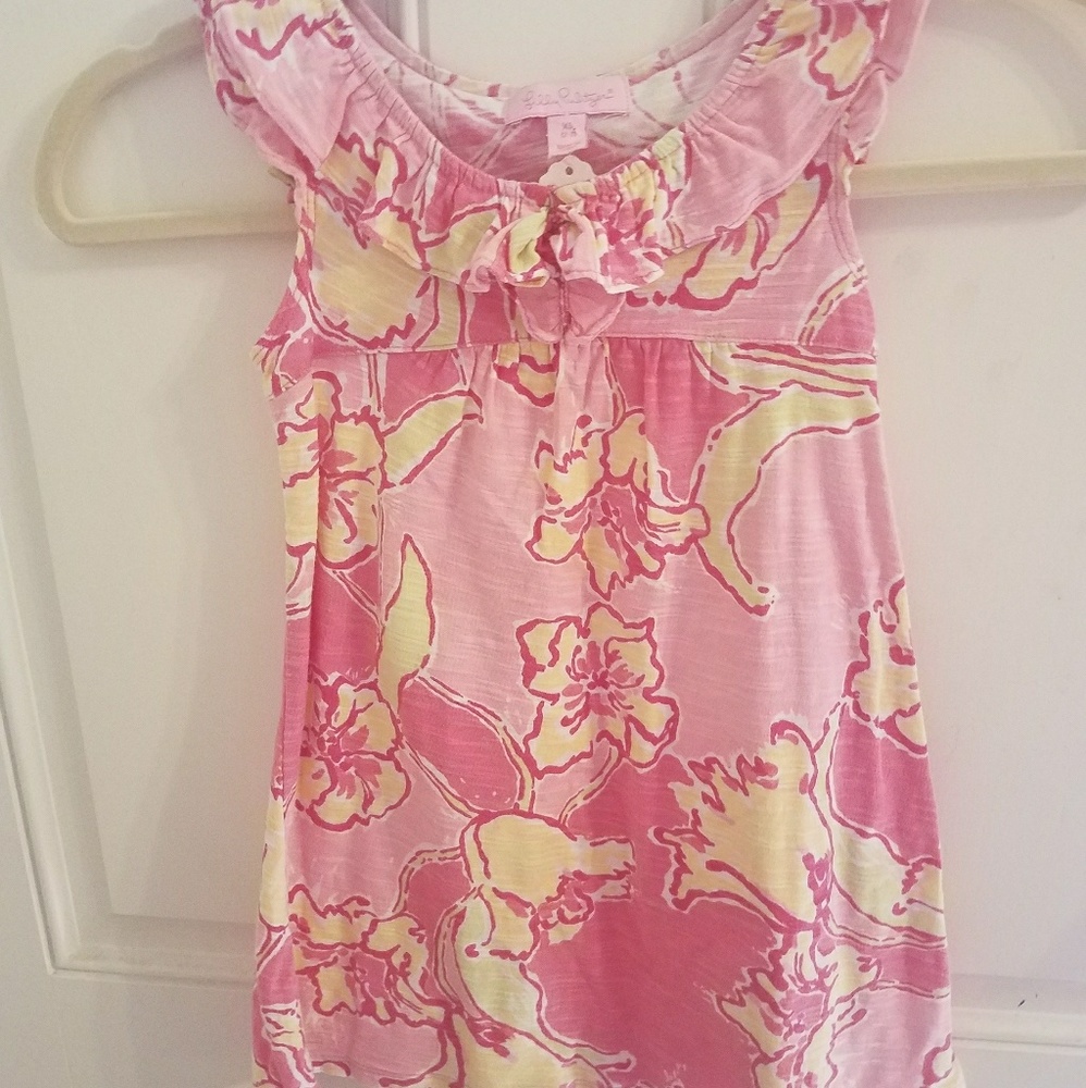 Xs Lilly pulitzer girls dress euc